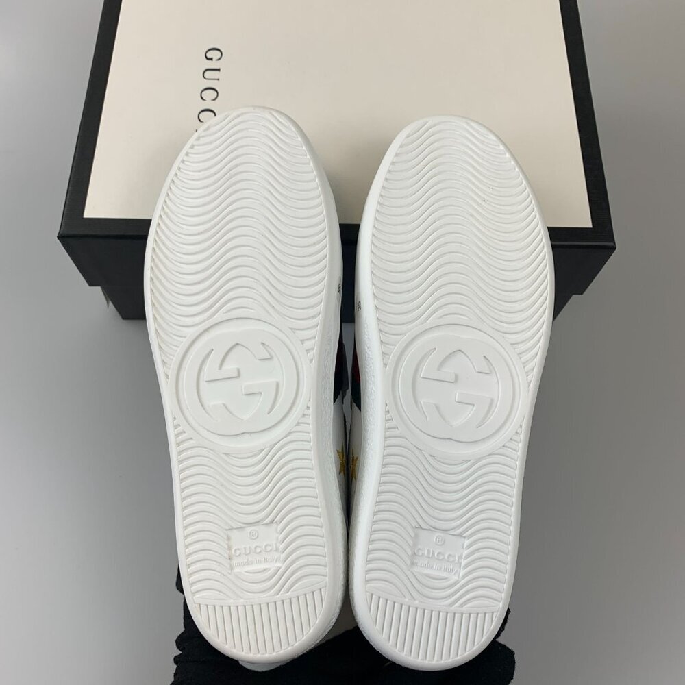 NIB Gucci Junior Ace Sneakers Size 35 - Picture 7 of 10